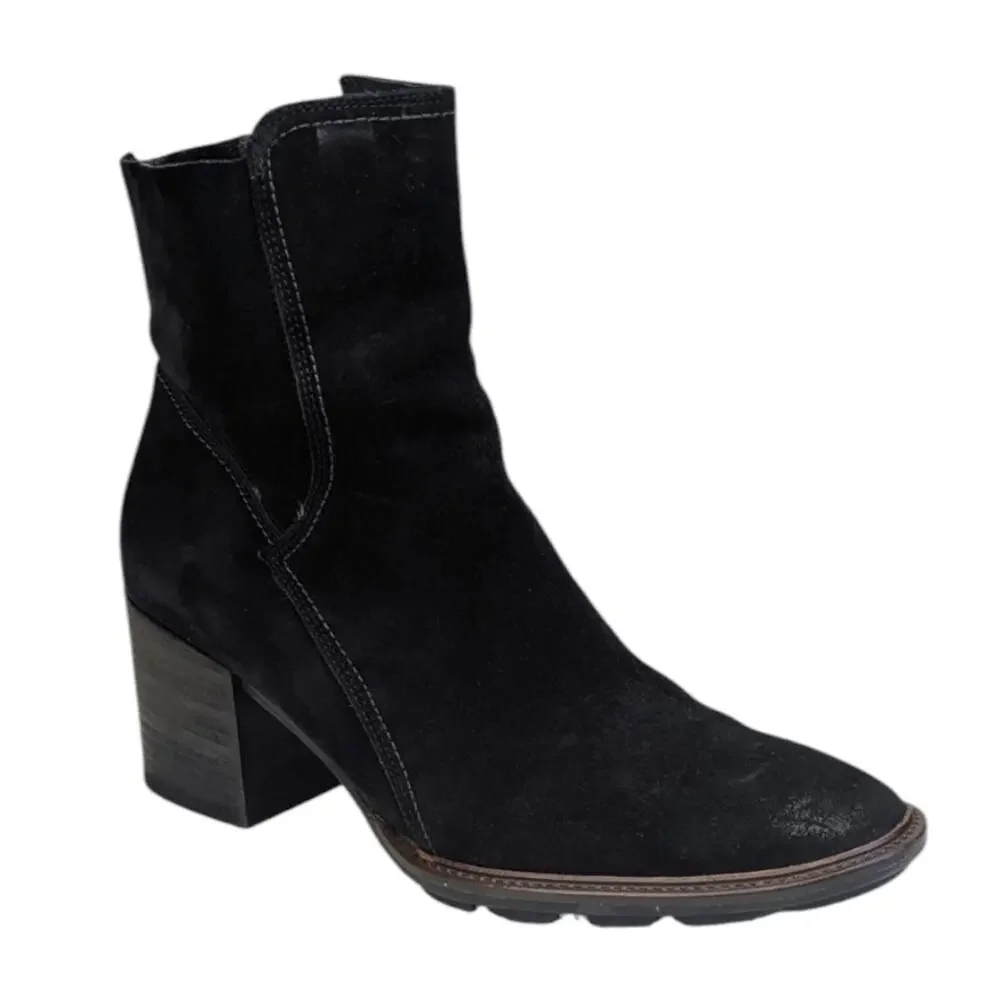 Paul Green Diedra Booties GUC $450 Size UK 6.5 US 9    S3712